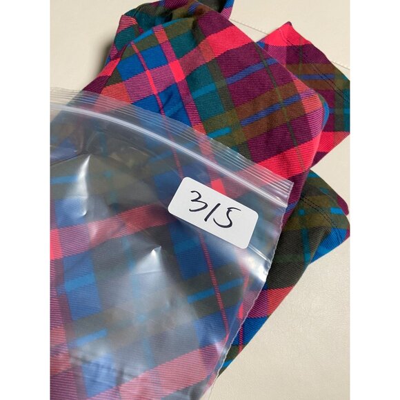 Talbots Womens Plaid Long Sleeve Turtleneck Tee Top Size XL Holiday CJ. Jill Flo - Picture 7 of 13